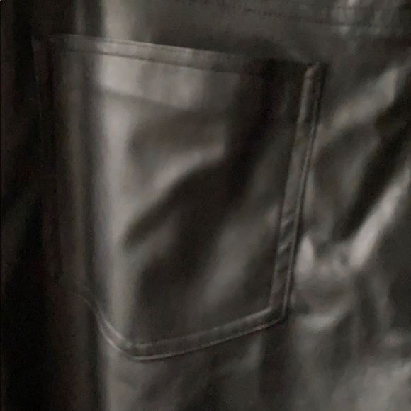 Peace of Cloth Faux Leather Jeans - Picture 4 of 10